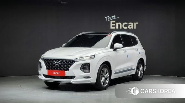 Hyundai Santa Fe TM 2019 Белый из Кореи