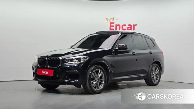 BMW X3 (G01) 2021 Черный из Кореи