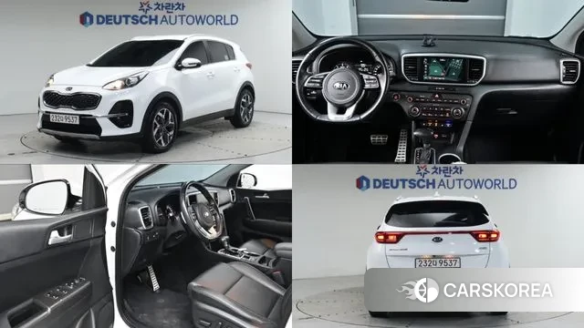 Kia Sportage The Bold 2021 Белый из Кореи