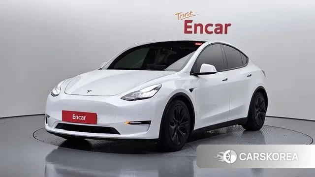 Tesla Model Y 2021 Белый из Кореи