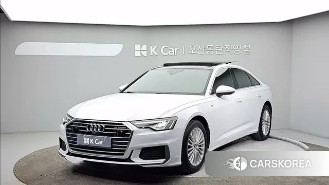 Audi A6 (C8) 2021 Белый из Кореи