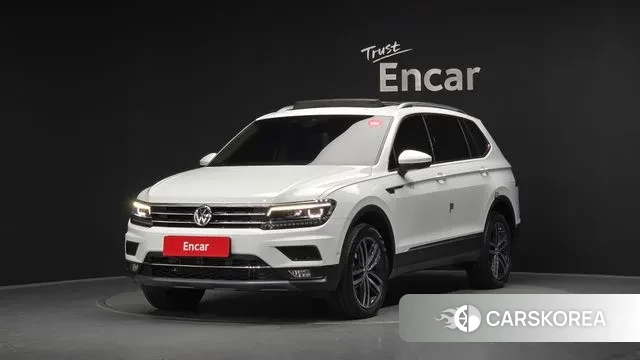 Volkswagen Tiguan Allspace 2020 Белый из Кореи