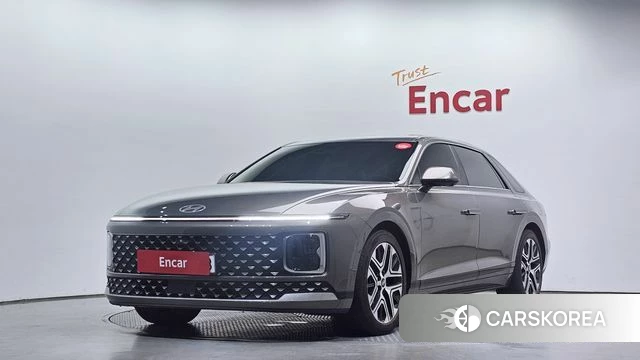 Hyundai Grandeur Hybrid (GN7) 2023 Серебристо-серый из Кореи