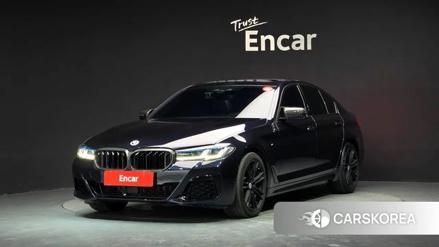 BMW 5 Series (G30) 2018 Синий из Кореи