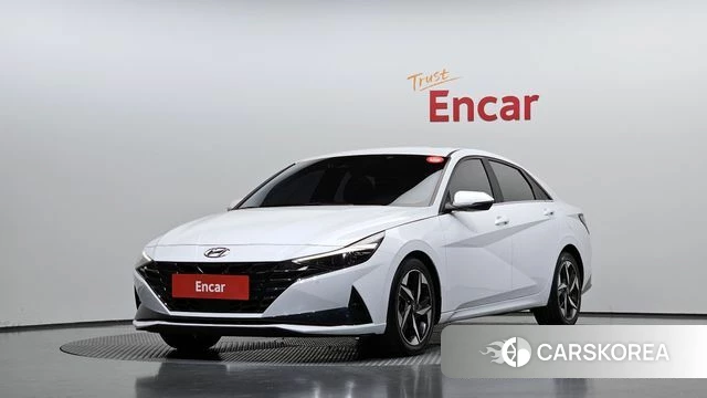 Hyundai Avante (CN7) 2020 Белый из Кореи