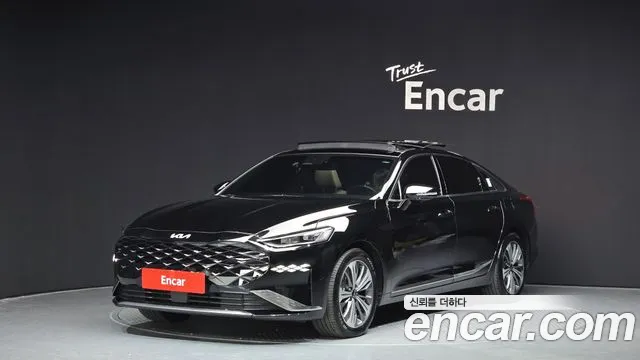 Kia K8 Hybrid 2023 Черный из Кореи