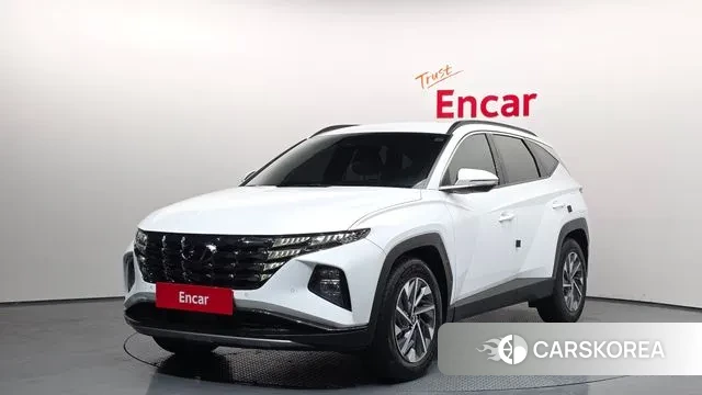 Hyundai Tucson Hybrid (NX4) 2021 Белый из Кореи