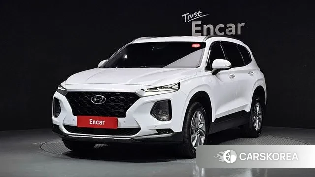 Hyundai Santa Fe TM 2019 Белый из Кореи