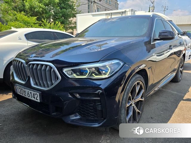 BMW X6 (G06) 2022 Черный из Кореи