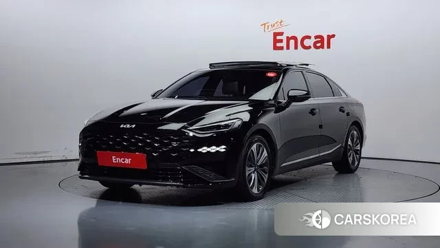 Kia K8 Hybrid 2021 Черный из Кореи