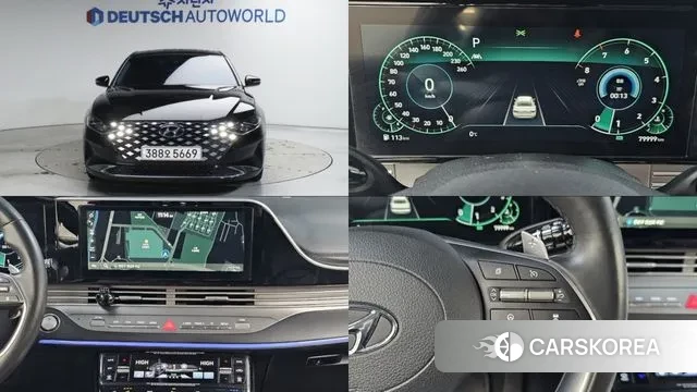 Hyundai The New Grandeur IG 2021 Черный из Кореи