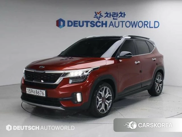 Kia Seltos 2020 Красный из Кореи