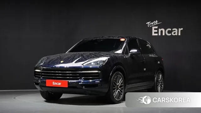 Porsche Cayenne (PO536) 2019 Синий из Кореи