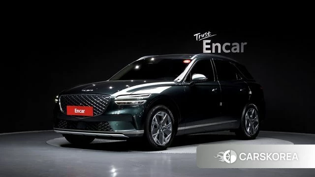 Genesis Electrified GV70 2022 Темно-зеленый из Кореи