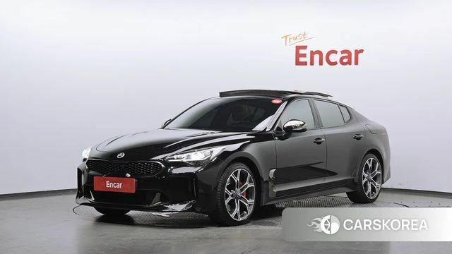 Kia Stinger 2018 Черный из Кореи