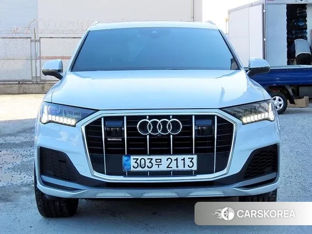 Audi Q7 (4M) 2021 Белый из Кореи