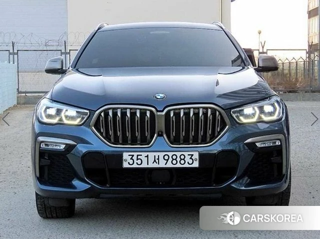 BMW X6 (G06) 2020 Серебристо-серый из Кореи