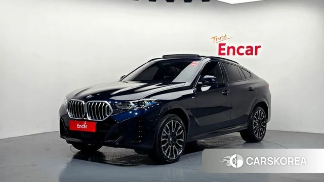 BMW X6 (G06) 2025 Черный из Кореи