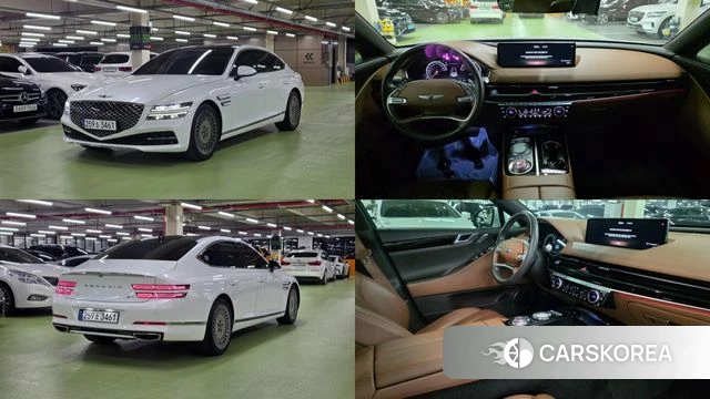 Genesis G80 (RG3) 2021 Белый из Кореи