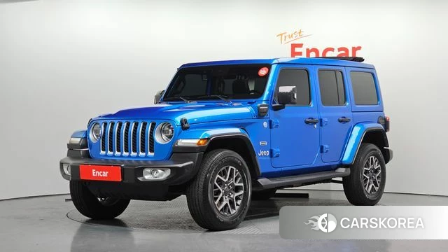 Jeep Wrangler (JL) 2021 Синий из Кореи
