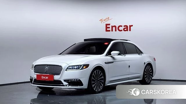 Lincoln Continental 10th Generation 2018 Белый из Кореи
