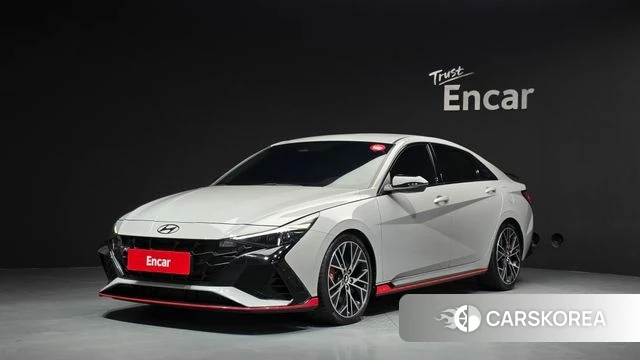 Hyundai Avante (CN7) 2021 Серебристо-серый из Кореи