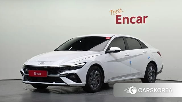 Hyundai The New Avante (CN7) 2023 Белый из Кореи