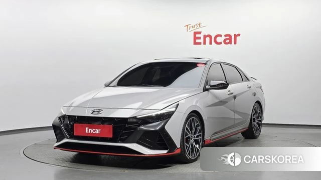 Hyundai Avante (CN7) 2022 Серебряный из Кореи