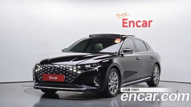 Hyundai The New Grandeur IG Hybrid 2020 Черный из Кореи