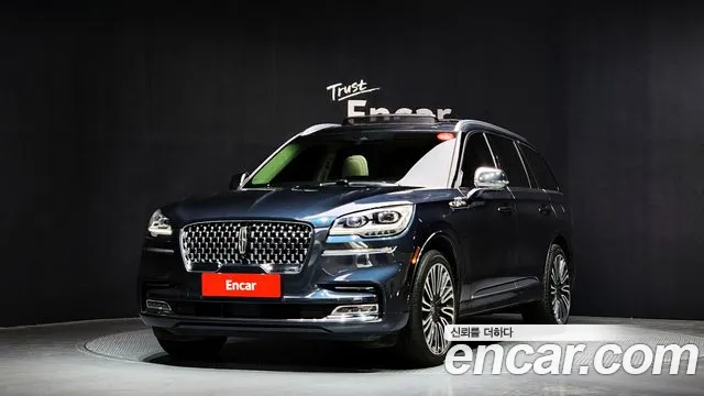 Lincoln Aviator 2nd generation 2022 Синий из Кореи