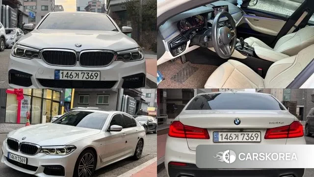 BMW 5 Series (G30) 2020 Белый из Кореи