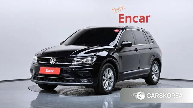 Volkswagen Tiguan second Generation 2020 Черный из Кореи