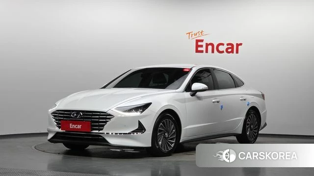 Hyundai Sonata Hybrid (DN8) 2021 Белый из Кореи