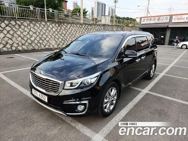 Kia All New Carnival 2018 Черный из Кореи