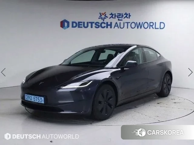 Tesla Model 3 2025 Синий из Кореи