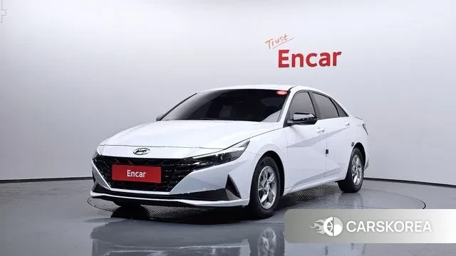 Hyundai Avante (CN7) 2020 Белый из Кореи