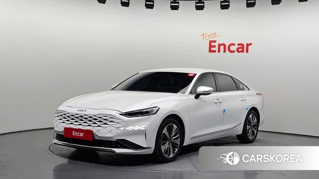 Kia K8 Hybrid 2022 Белый из Кореи