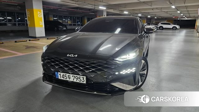 Kia K8 Hybrid 2022 Серый из Кореи