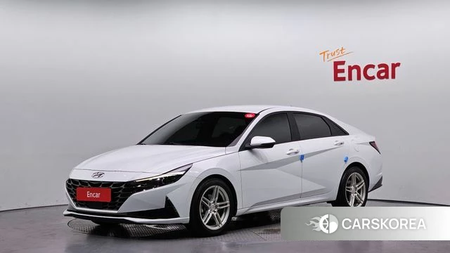 Hyundai Avante (CN7) 2020 Белый из Кореи