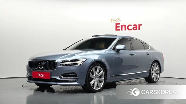 Volvo S90 2019 Небесно-голубой из Кореи