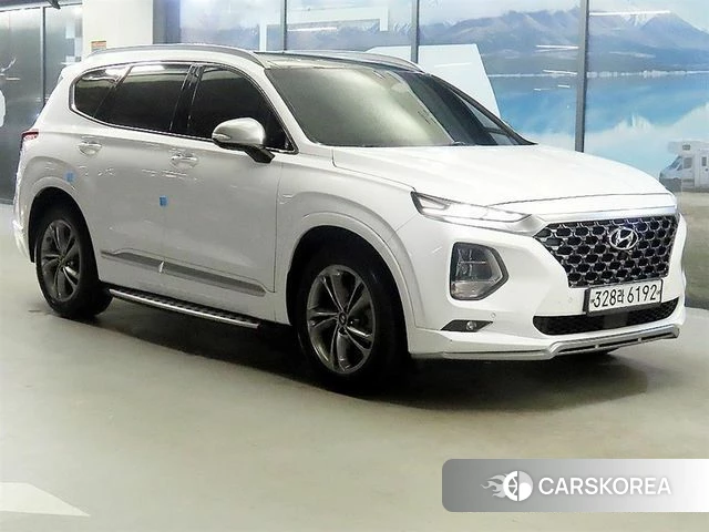 Hyundai Santa Fe TM 2020 Белый из Кореи