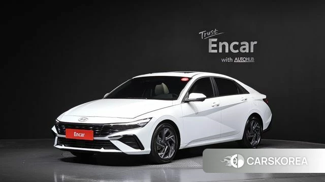 Hyundai The New Avante (CN7) 2025 Белый из Кореи