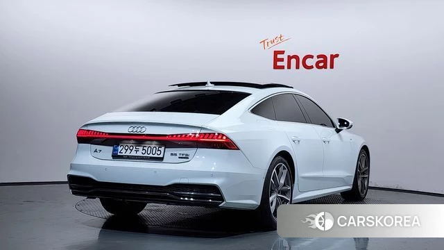 Audi A7 (4K) 2020 Белый из Кореи