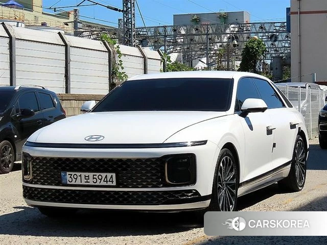 Hyundai Grandeur Hybrid (GN7) 2024 Белый из Кореи