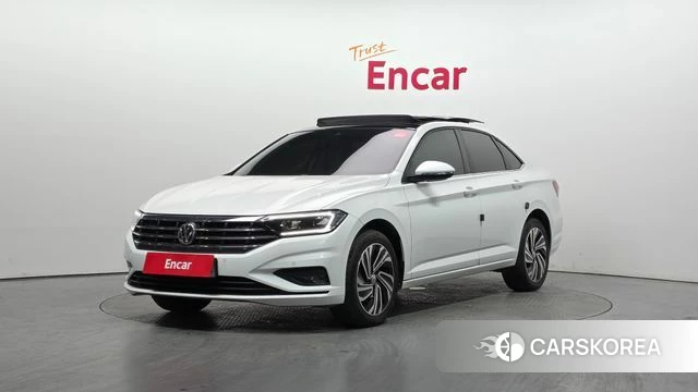 Volkswagen 7th Generation of Jetta 2021 Белый из Кореи