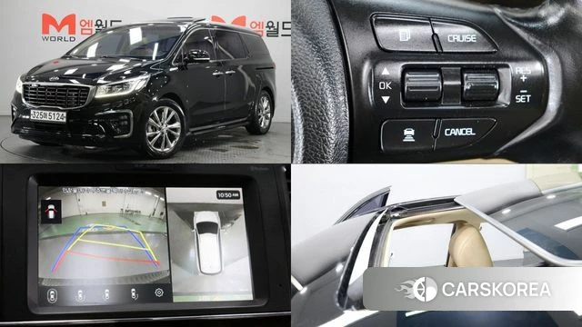 Kia The New Carnival 2019 Черный из Кореи