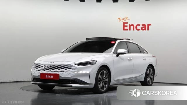 Kia K8 Hybrid 2022 Белый из Кореи
