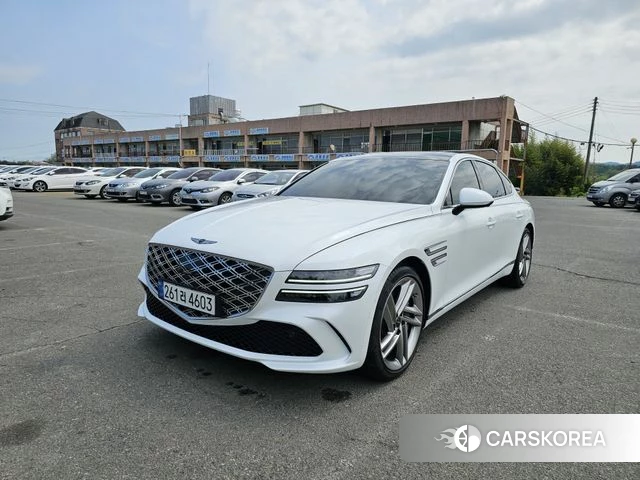 Genesis G80 (RG3) 2024 Жемчужный цвет из Кореи