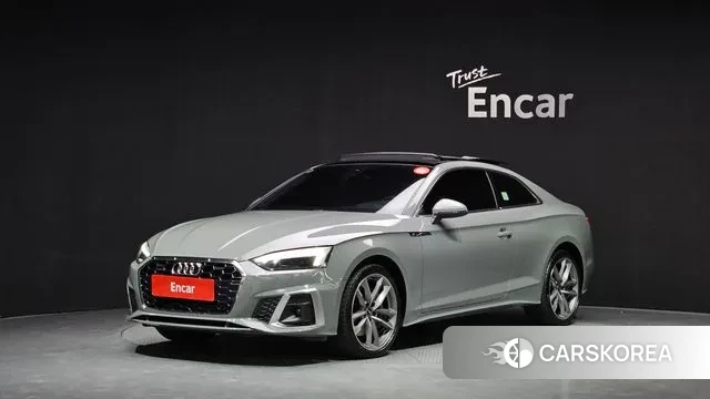 Audi A5 (F5) 2021 Серебристо-серый из Кореи