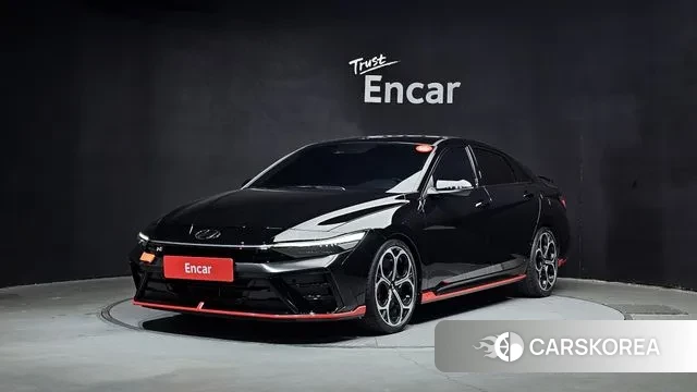 Hyundai The New Avante (CN7) 2023 Черный из Кореи